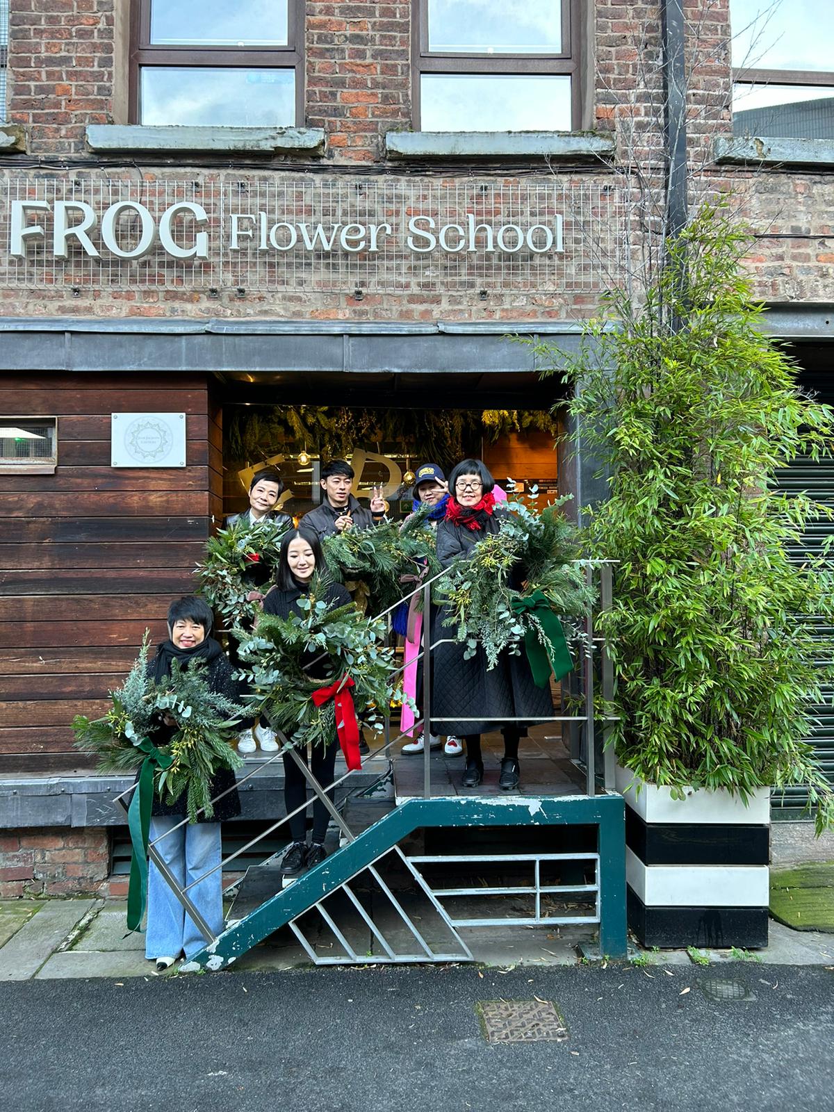 Festive wreath making workshop