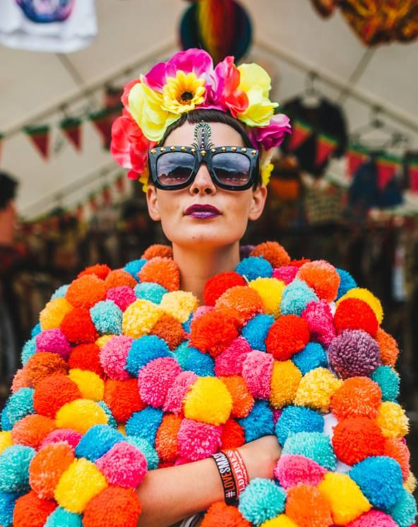 Pom-pom Festival Headband